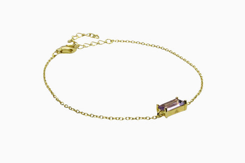 Ameya अमेय | Amethyst | Armband | 18K Vermeil Vergoldung